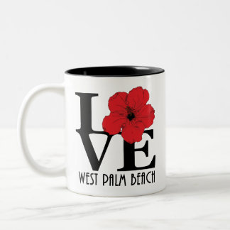 LOVE West Palm Beach 11oz Two-Tone Coffee Mug