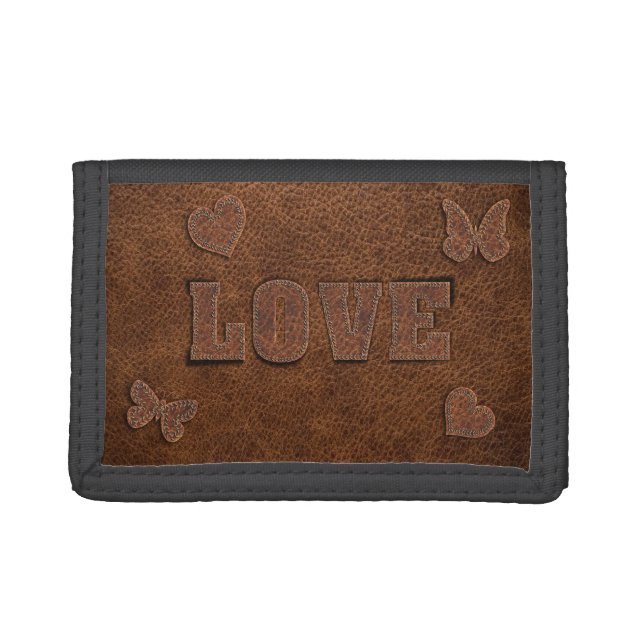 Love Western Style Trifold Wallet (Front)