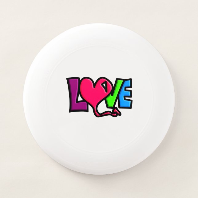 Love   Wham-O frisbee (Front)