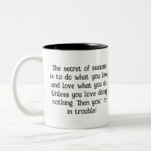 Love What You Do Mug -Humorous Inspirational Quote