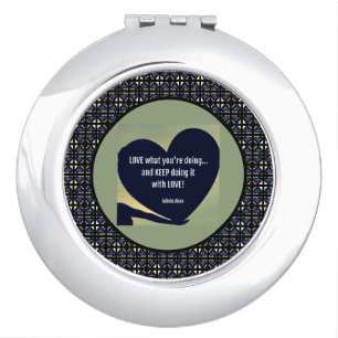 LOVE What You're Doing Compact Mirror -Adiela Akoo