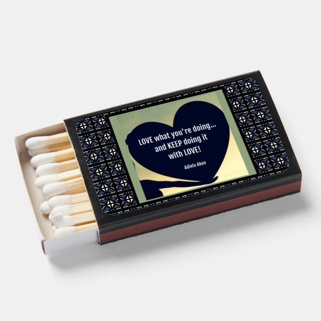 LOVE What You're Doing Matches - Adiela Akoo (Front Open)