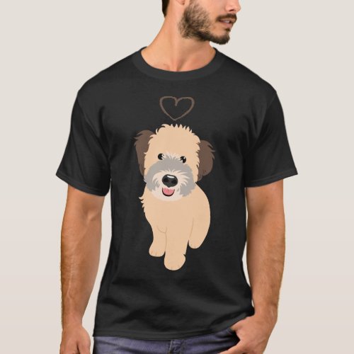 Love Wheaten Whoodle Wheaten Terrier Poodle Mix Pu T_Shirt