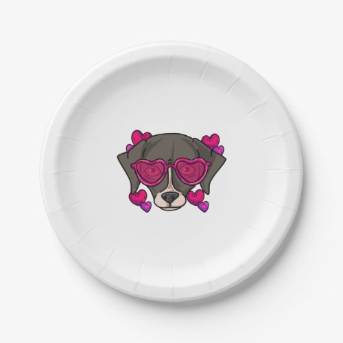 Love Whippet Paper Plates