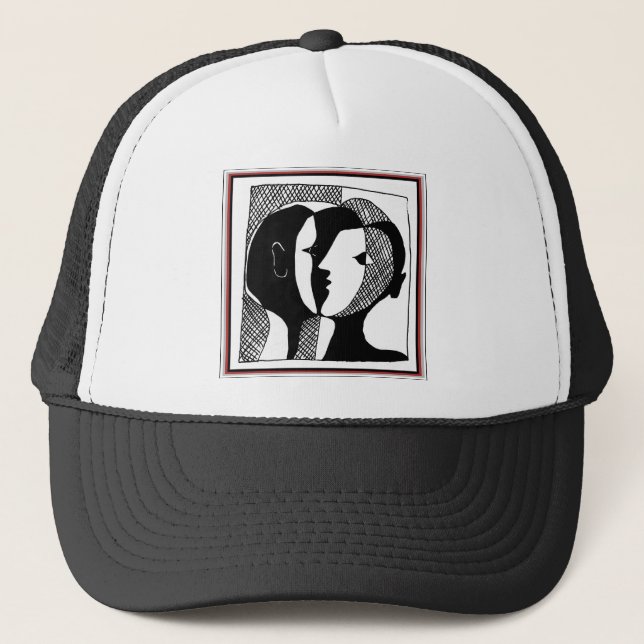 Love Whisper Trucker Hat (Front)