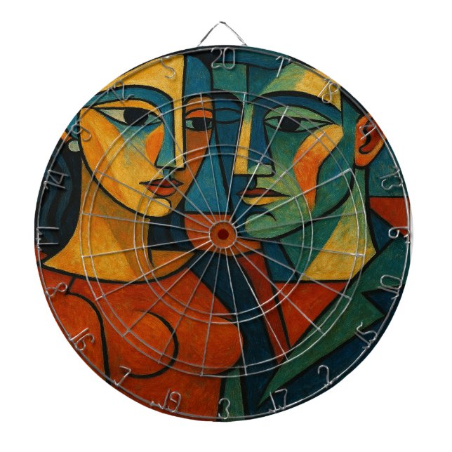 Love Whispers Dart Board (Front)