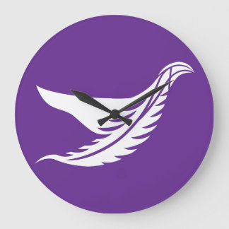 LOVE WHITE BIRD BY MASANSER LARGE CLOCK