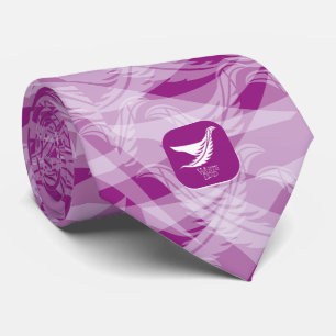 LOVE WHITE BIRD BY MASANSER NECK TIE