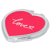 Love white text on pink