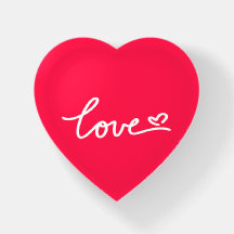 Love white text on pink