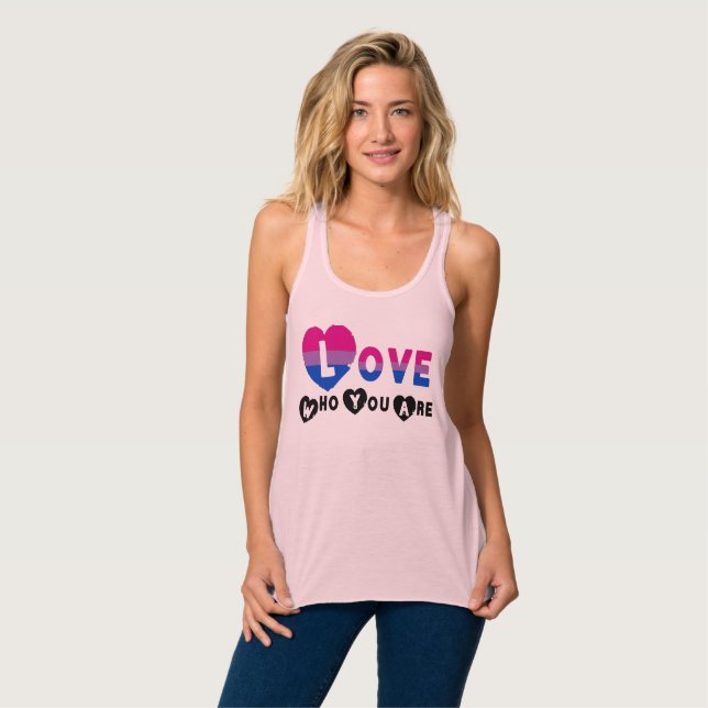 Love Who You Are - Bisexual Version Tank Top (Front Full)
