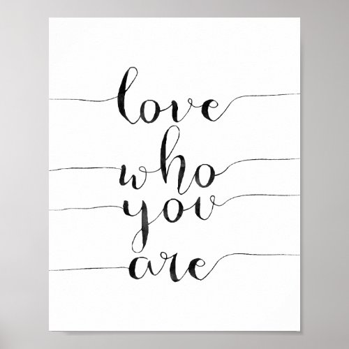 Love Who You Are Poster
