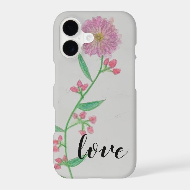 Love - Wildflower Phone Case (Back)