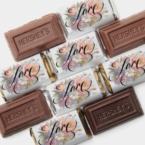 Love Wildflowers Thank You Wrapped Chocolate Hershey's Miniatures