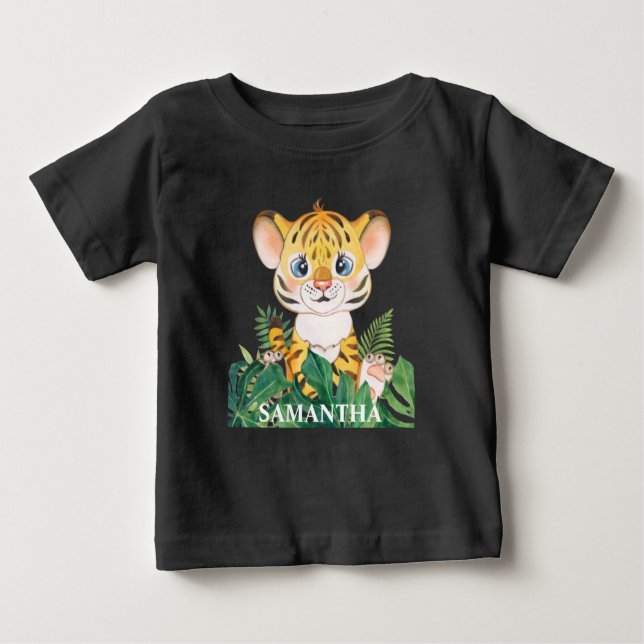 love Wildlife Tiger  Baby Baby T-Shirt (Front)