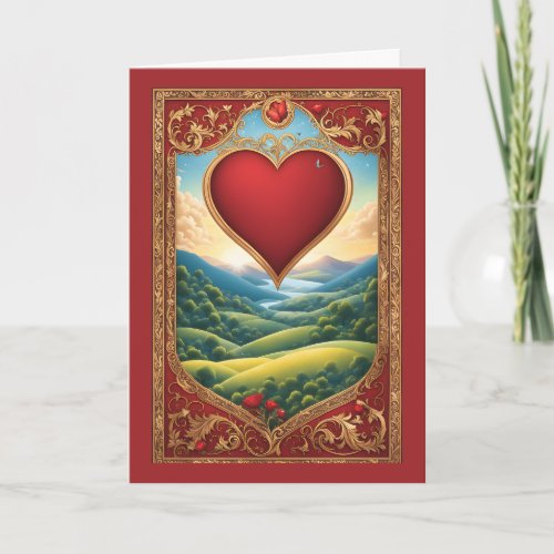 Love Will Bless the Earth Valentine Holiday Card