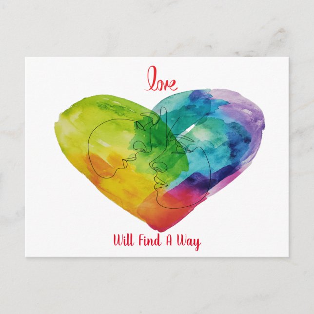 Love Will Find A Way Postcard (Front)