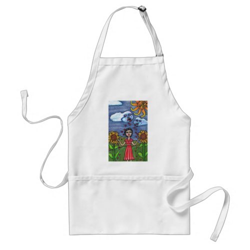 Love Will Make You Grow Adult Apron