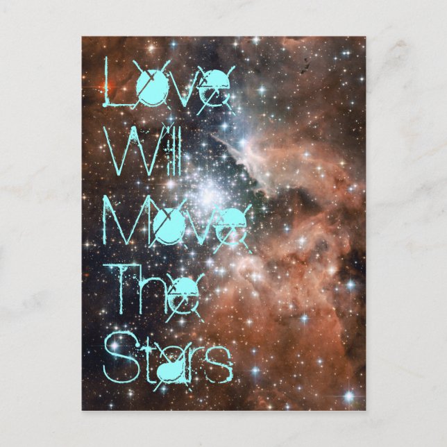 Love Will Move postcard (Front)