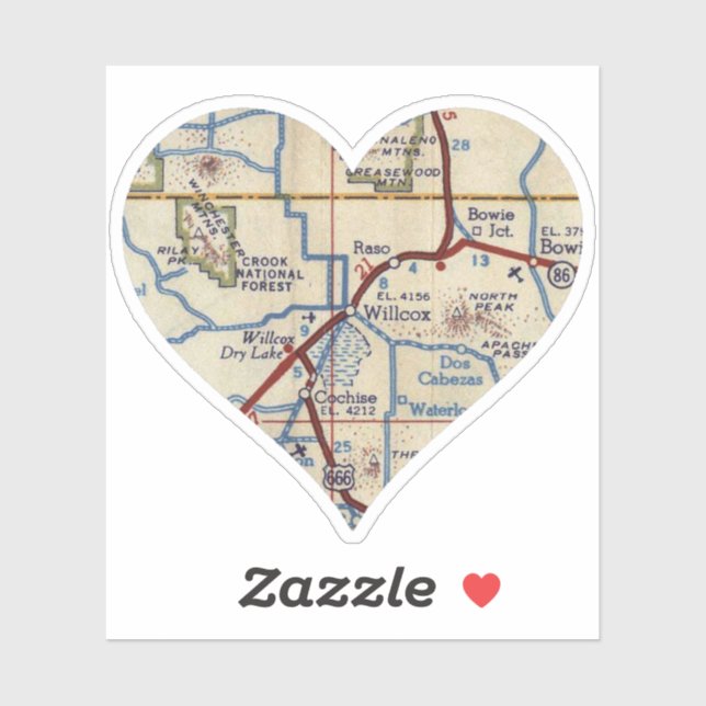 Love Willcox Arizona  Sticker (Sheet)