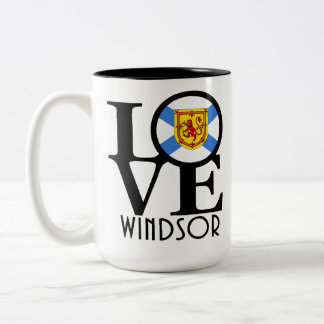 LOVE Windsor 15oz Two-Tone Coffee Mug