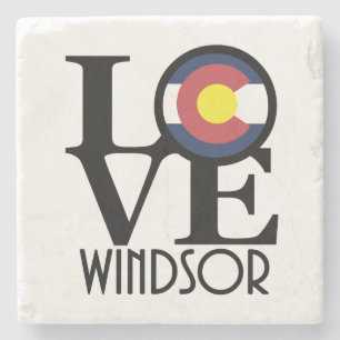 LOVE Windsor Colorado Stone Coaster