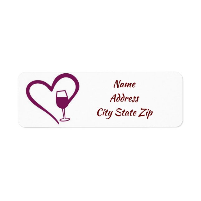 **LOVE WINE** LABEL (Front)