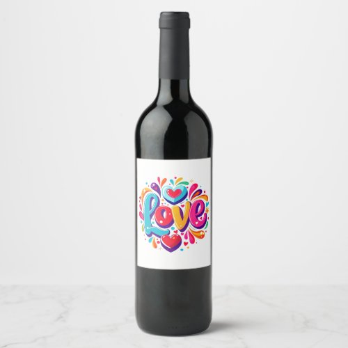 love wine label