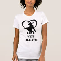 Love Wins Always Slim Fit Tee – Freefit