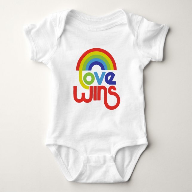 Love Wins Baby Bodysuit (Front)