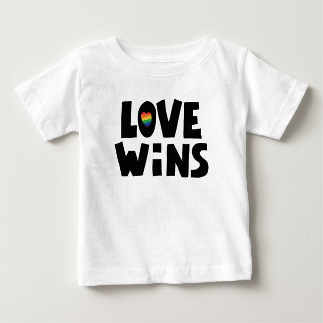 Love Wins Baby T-Shirt (Front)