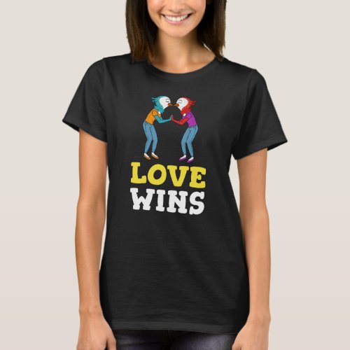Love Wins Birds T_Shirt