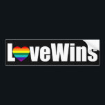 Love Wins Bumper Sticker<br><div class="desc">Love Wins Bumper Sticker</div>