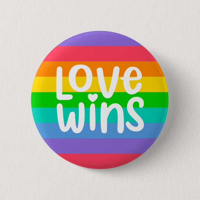 Love Wins Button (Front)