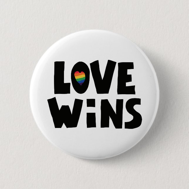Love Wins Button (Front)