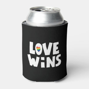 Love Wins Can Cooler