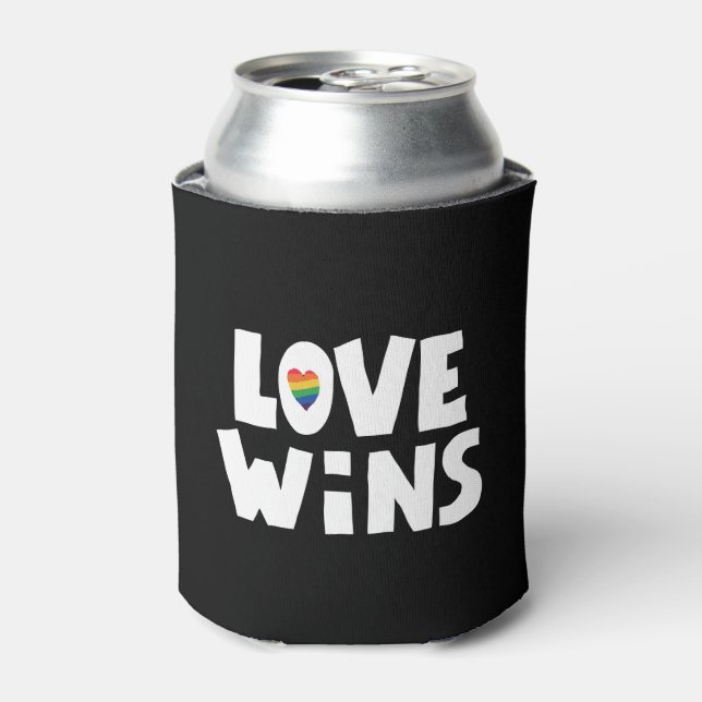 Love Wins Can Cooler (Can Front)