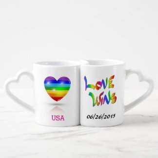 Love Wins Coffee Mug Set