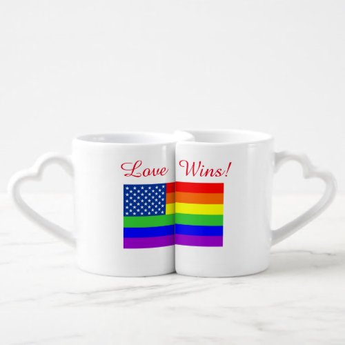 Love Wins Coffee Mug Set