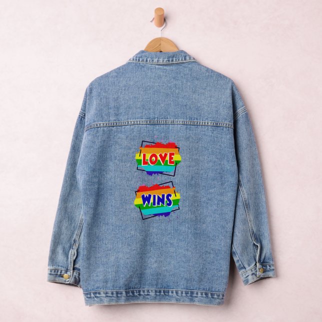 Love Wins Denim Jacket (Hangar)