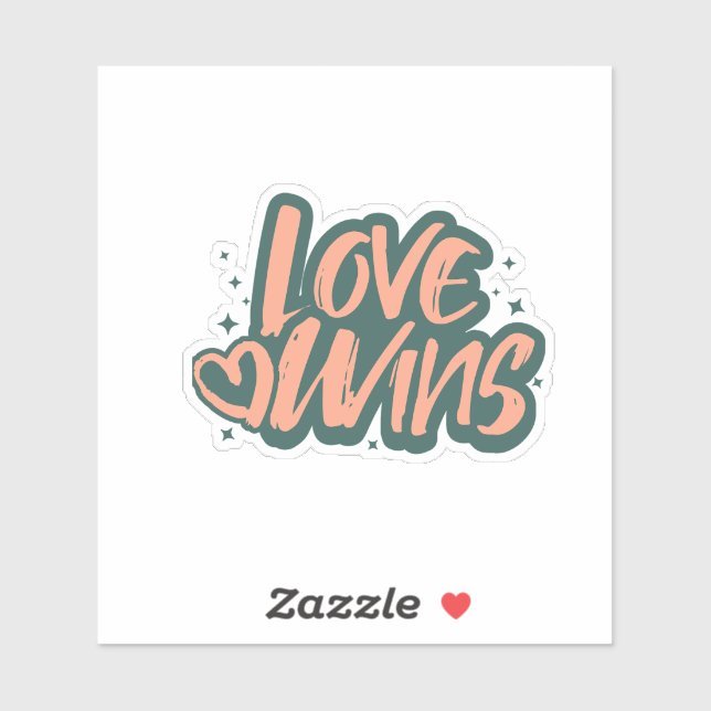 Love Wins Fleece Blanket Sticker (Sheet)
