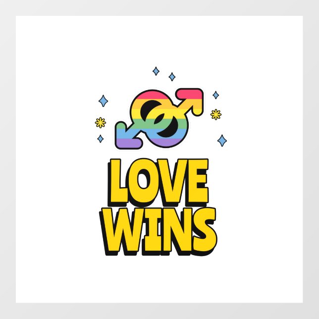 Love Wins  Floor Decals (Front)