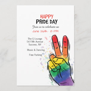 Love Wins Gay Pride Day Invitation