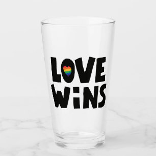 Love Wins Glass