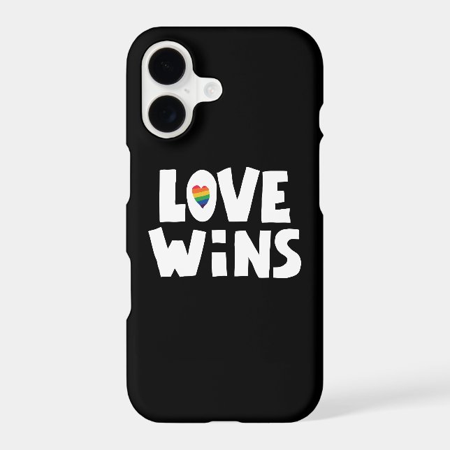 Love Wins Iphone Case (Back)