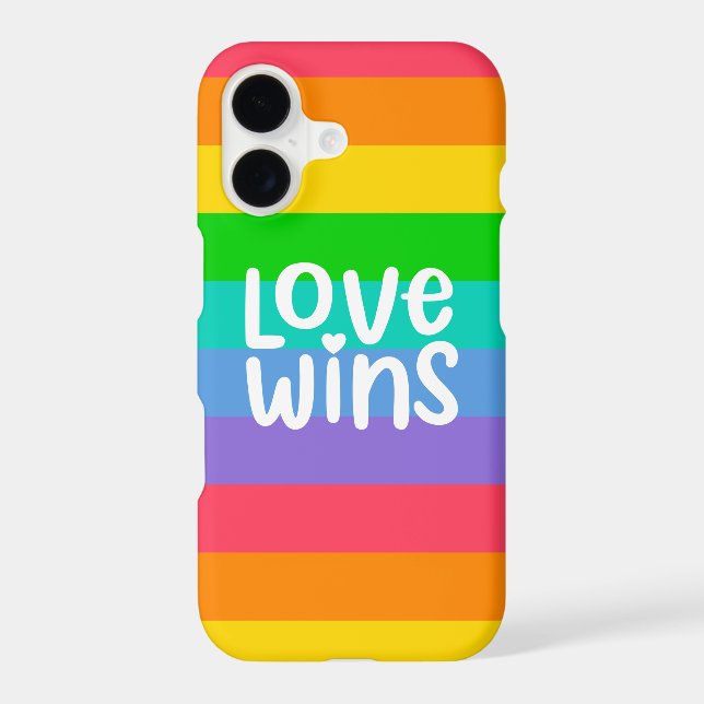 Love Wins Iphone Case (Back)