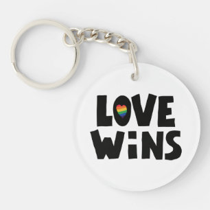 Love Wins Keychain