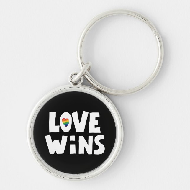 Love Wins Keychain (Front)