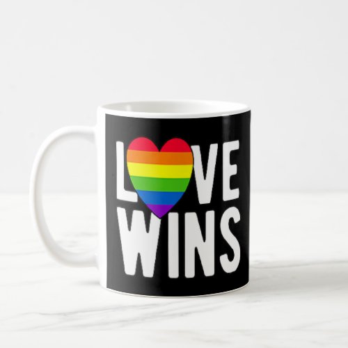Love Wins LGBT Month LGBTQ  Coffee Mug