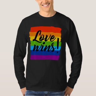 Love Wins Lgbt Rainbow Pride T-Shirt